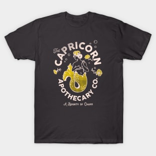 "Capricorn Apothecary Co: A Bounty Of Charm" Cool Zodiac Art T-Shirt